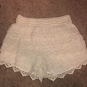 Lace shorts